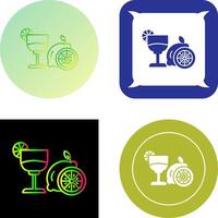 Lime Juice Icon Design vector