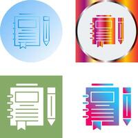 Journal Icon Design vector