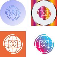 Globe Icon Design vector