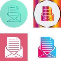 diseño de icono de correo vector