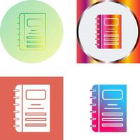 Notebook Icon Design vector