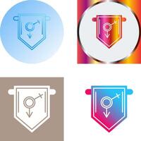 Universidad fraternidad icono diseño vector