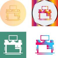 Desk Icon Design vector