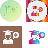 Medicine Faculty Icon Design vector