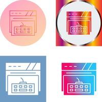 Keyboard Icon Design vector
