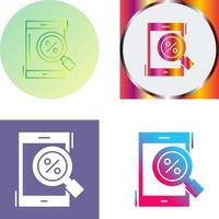 Magnifying Glass Icon Design vector