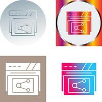 Share Icon Design vector