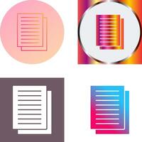 Document Icon Design vector