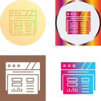 Dashboard Icon Design vector