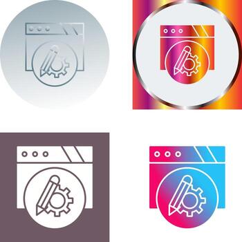 Setting Icon Design vector