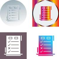 Today to Done CheckList Icon Design vector