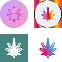 Weed Icon Design vector