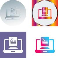 Registration Icon Design vector