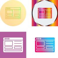 Web Design Icon Design vector