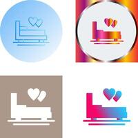 Honeymoon Icon Design vector