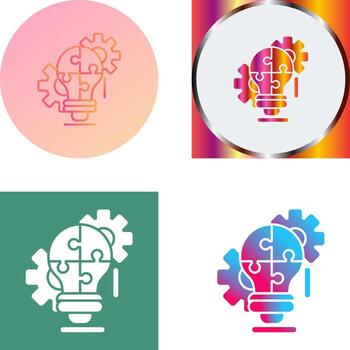 Problem Solving Icon Design vector