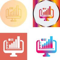 Monitor Icon Design vector