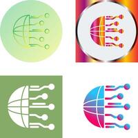 Network Icon Design vector