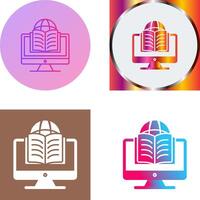 Learning Icon Design vector