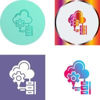 Big Data Icon Design vector