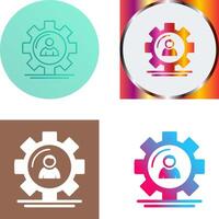 Management Icon Design vector