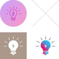 Light Bulb Icon Design vector