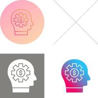 Thinking Icon Design vector