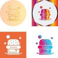 diseño de icono de hamburguesa vector