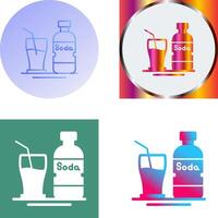 soda icono diseño vector