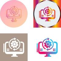 Synchronization Icon Design vector