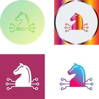 Trojan Icon Design vector