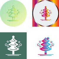 Pine Tree Icon Design vector