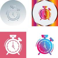 Alarm Clock Icon Design vector