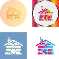 Cabin Icon Design vector