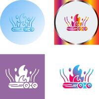 Bonfire Icon Design vector