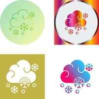 Snowy Icon Design vector