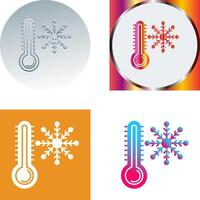 diseño de icono frío vector