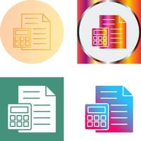 Calculator Icon Design vector