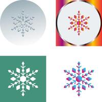 Snow Flake Icon Design vector