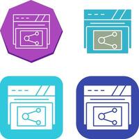 Share Icon Design vector