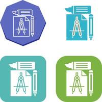 Study Tools Icon Design vector