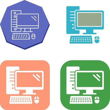 Computer Icon Design vector
