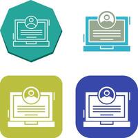 CV Icon Design vector