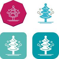 Pine Tree Icon Design vector