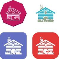 Cabin Icon Design vector