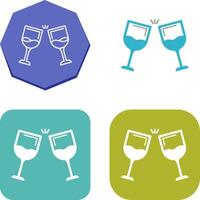 vino icono diseño vector