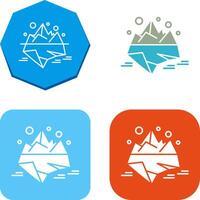 Iceberg Icon Design vector