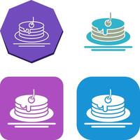 Pancake Icon Design vector