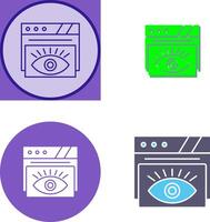 Eye Icon Design vector