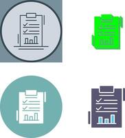 Report List Icon Design vector